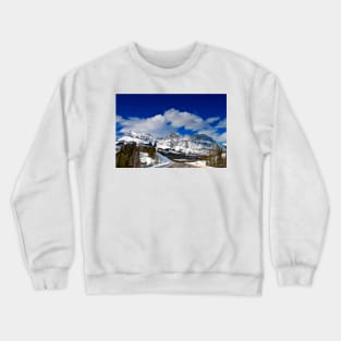 Icefields Parkway Rocky Mountains Canada Crewneck Sweatshirt